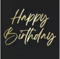 Serwetki papierowe Happy Birthday 33x33cm - tantis.pl