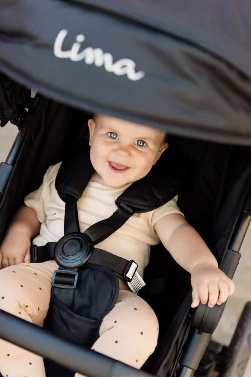 Caretero Lima wózek spacerowy czarny - tantis.pl