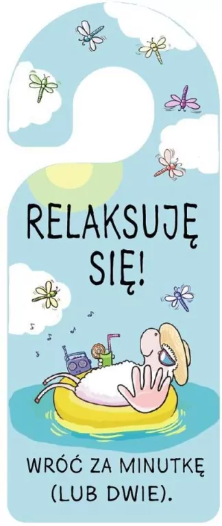 Zawieszka na klamkę. Relaksuję się! - tantis.pl