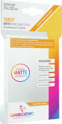 Gamegenic: Matte Tarot-Sized Sleeves (73x122 mm), 50 sztuk