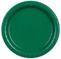 Talerzyki papierowe ciemny zielony 18cm - tantis.pl