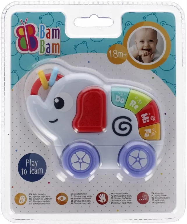 Słonik muzyczny BAM BAM - tantis.pl