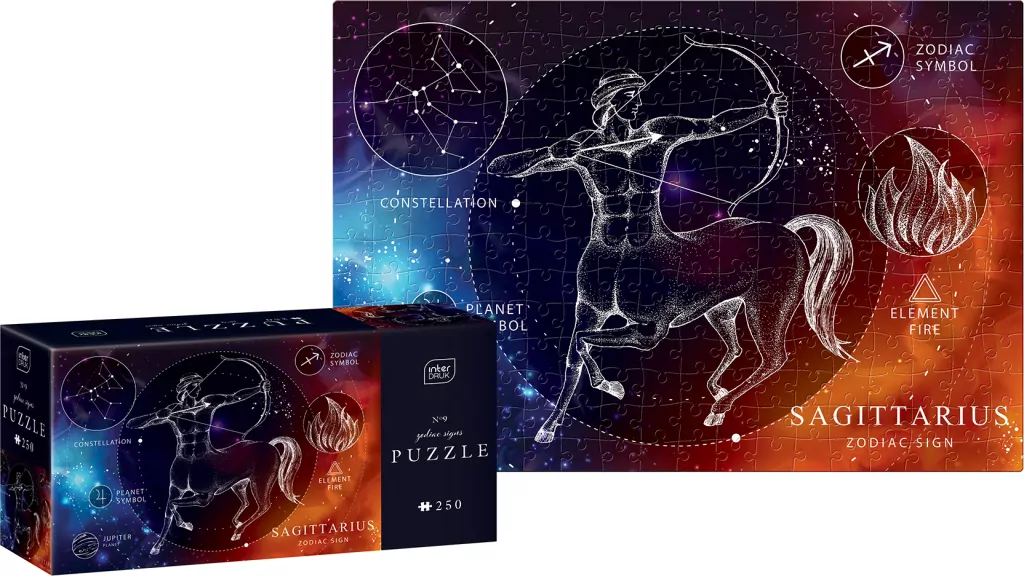 Puzzle 250.  Zodiac Signs 9. Sagittarius - tantis.pl