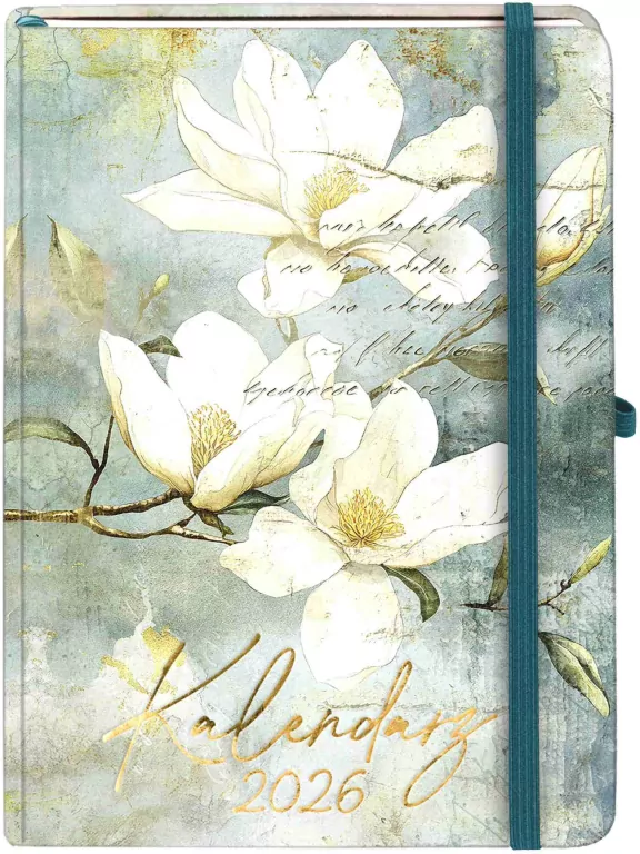 Kalendarz 2026 A5 Botanical DNS Magnolia - tantis.pl