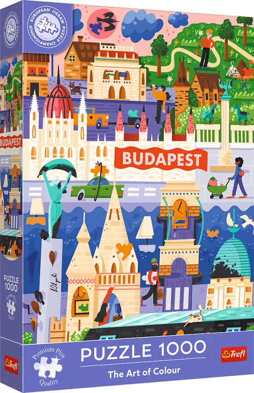 Puzzle 1000. The Art of Colour. Budapeszt - tantis.pl