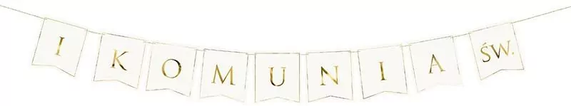 Baner I Komunia Św. 15x133cm - tantis.pl
