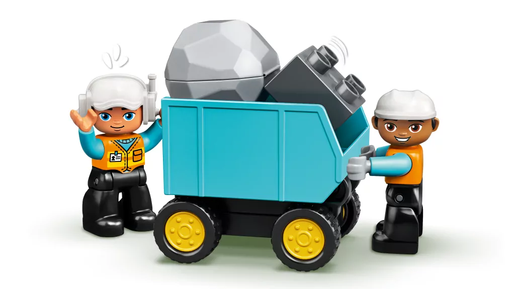 LEGO DUPLO Town. Ciężarówka i koparka gąsienicowa. 10931 - tantis.pl
