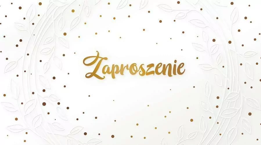 Zaproszenie (10 szt.) - tantis.pl