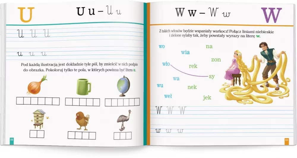 Elementarz. Ćwiczenia. Przygoda z Czytaniem. Disney Uczy - tantis.pl