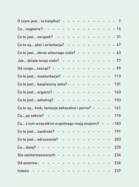 Let's Talk About It. Relacje, płeć oraz seks - tantis.pl