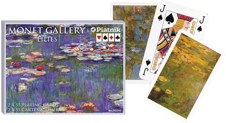 Karty standard Monet, Lilie PIATNIK - tantis.pl