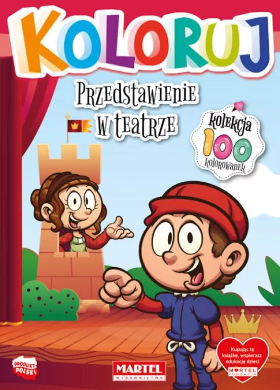 Przedstawienie w teatrze. Koloruj - tantis.pl