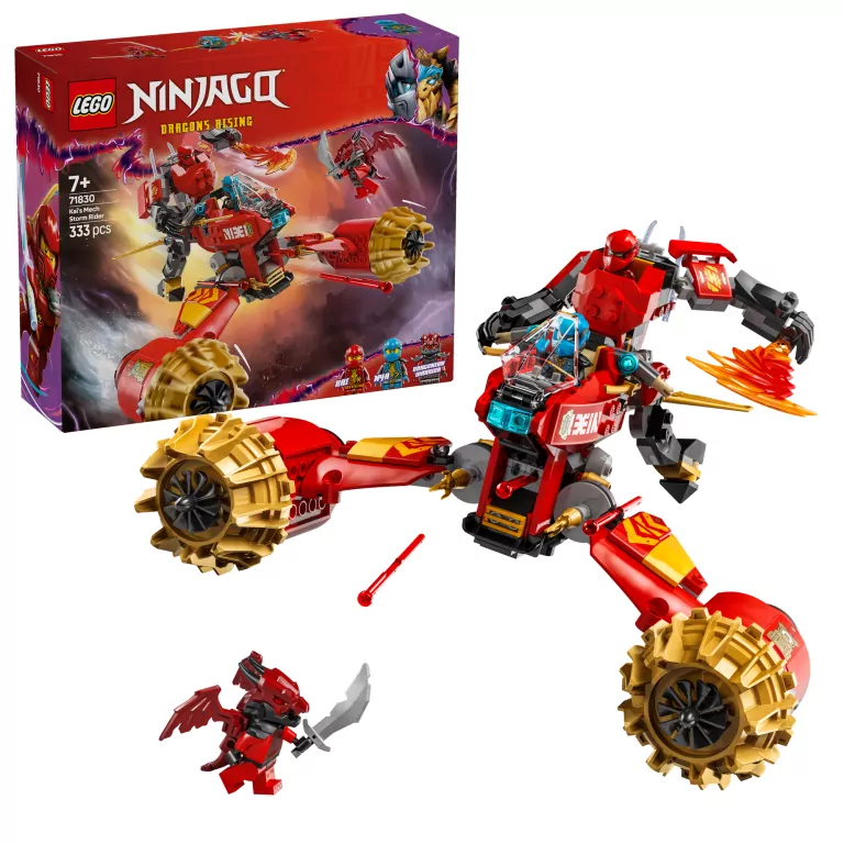 LEGO® Ninjago. Burzowy jeździec-mech Kaia 71830 - tantis.pl
