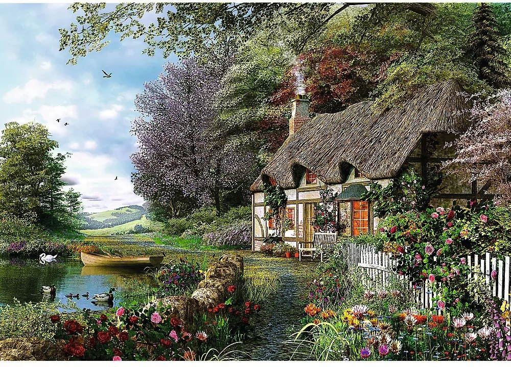 Puzzle 1000. Uroczy zakątek - tantis.pl