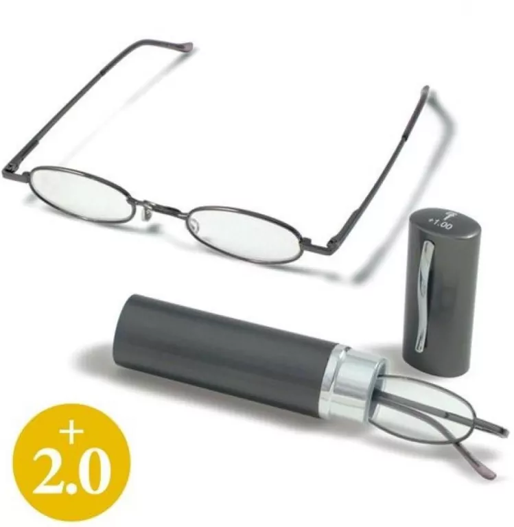 Okulary do czytania w etui +2.0 - tantis.pl