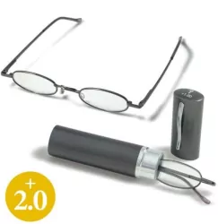 Okulary do czytania w etui +2.0