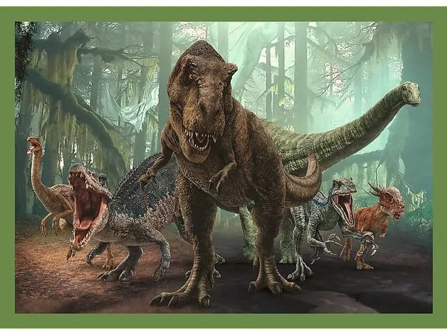 Trefl. Puzzle 4w1. Groźne dinozaury - tantis.pl