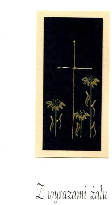 Karnet DL. Kondolencje - tantis.pl