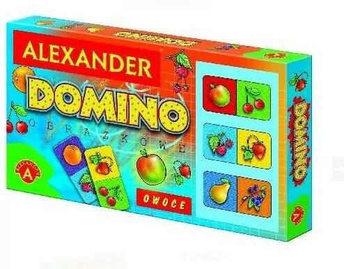 Domino obrazkowe. Owoce - tantis.pl