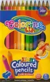 Kredki ołówkowe trójkątne jumbo. Colorino Kids. 12 kolorów - tantis.pl