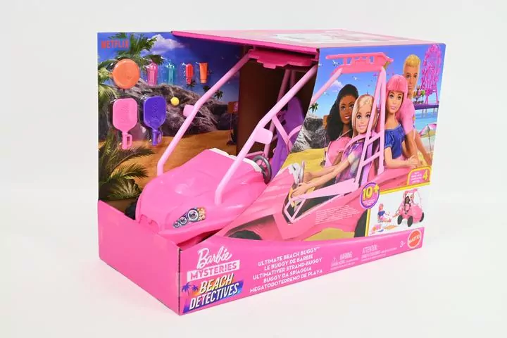 Barbie Plażowi Detektywi Plażowe autko Samochód - tantis.pl