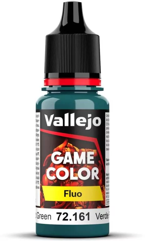 Vallejo: 72.161 - Game Color - Fluo - Cold Green (18 ml) - tantis.pl