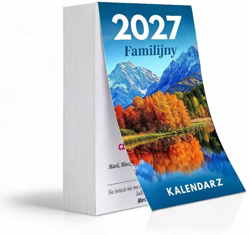 Kalendarz 2027 B7 zdzierak Familijny - tantis.pl