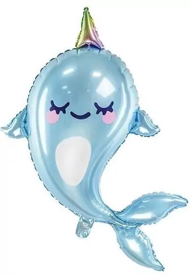Balon foliowy Narwal 53x87cm - tantis.pl