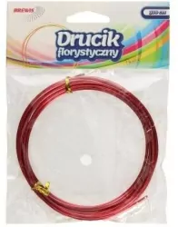 Druciki florystyczne 3mx2mm czerwone
