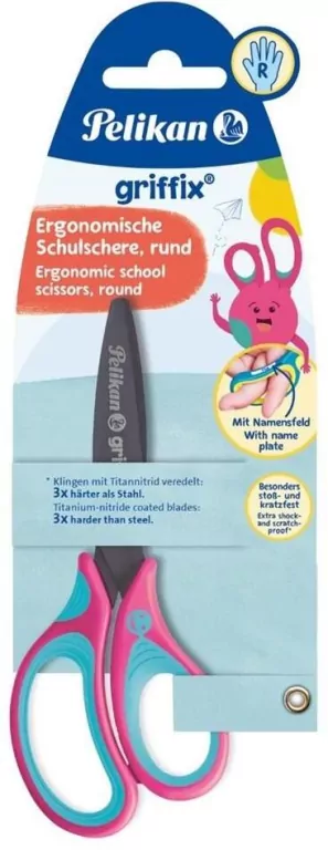 Nożyczki zaokrąglone Lovely Pink - tantis.pl