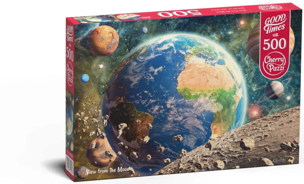 Puzzle 500. Cherrypazzi View from the Moon - tantis.pl