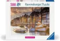 Puzzle 500 Zachód Słońca w Kopenhadze - tantis.pl