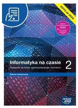 Nowa Informatyka na czasie podręcznik 2 liceum i technikum zakres rozszerzony EDYCJA 2025 - tantis.pl
