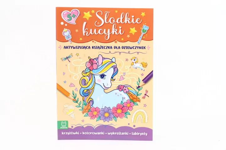 Słodkie kucyki. Aktywizująca książeczka - tantis.pl