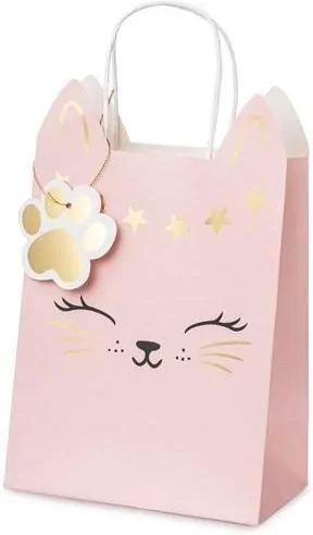 Torebka na prezenty 18x10,5x27,5cm. Kotek - tantis.pl