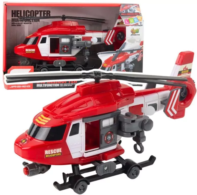 Helikopter ratunkowy akcesoria światło dżwięk 1:16 - tantis.pl