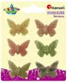 Naklejki foliowe 3D motyle 32x24mm mix - tantis.pl