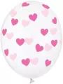 Balony Serduszka 30cm, 6 sztuk - tantis.pl