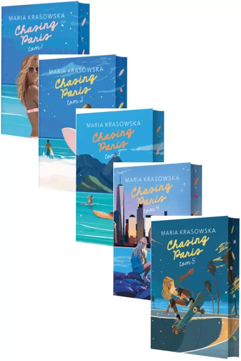 Pakiet: Chasing Paris. Tom 1-5 (barwione brzegi) - tantis.pl