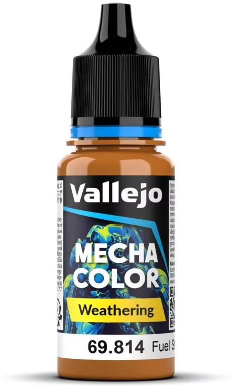 Vallejo: 69.814 - Mecha Weathering - Fuel Stains Gloss (17 ml) - tantis.pl