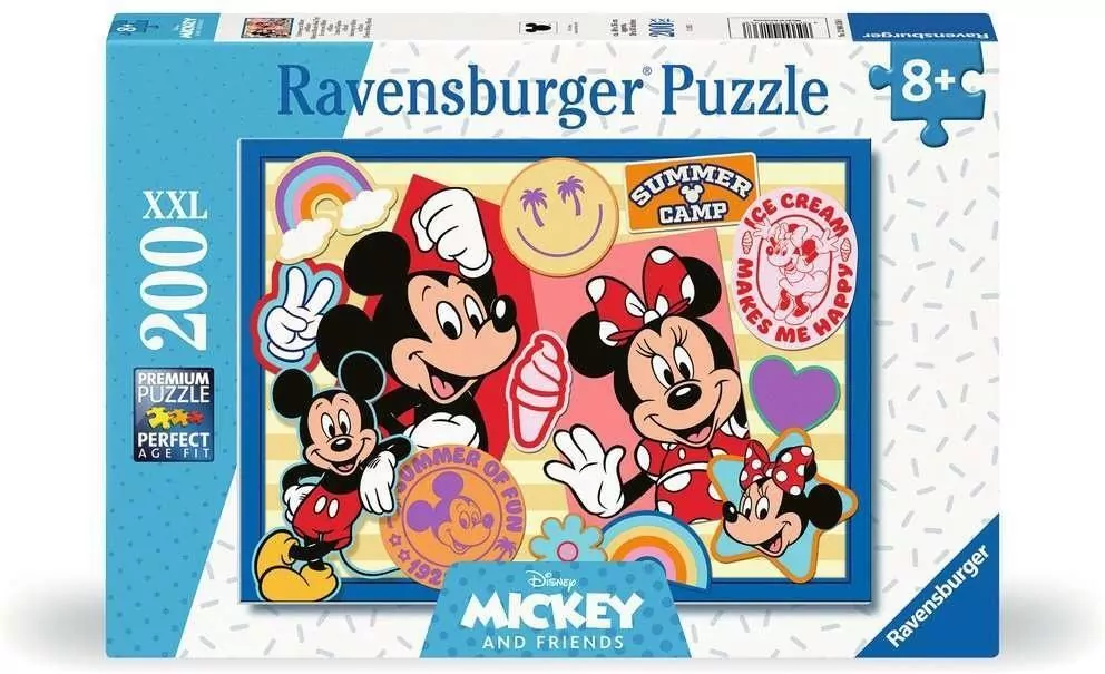 Puzzle XXL 200 Mickey and Minnie - tantis.pl