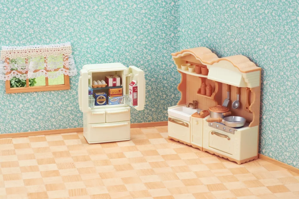 Wiejska kuchnia z lodówką. Sylvanian Families - tantis.pl