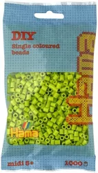 Hama Midi Koraliki w woreczku 1000 limonkowe