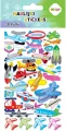 Naklejki 3D Puffy Aircraft 10x20cm HAPPY COLOR - tantis.pl