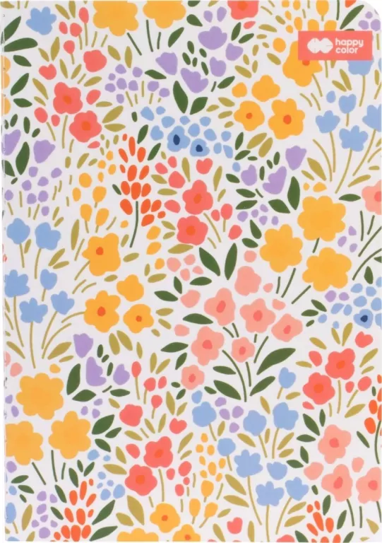 Notes szyty A6/32K kropki Bloom boho HAPPY COLOR - tantis.pl