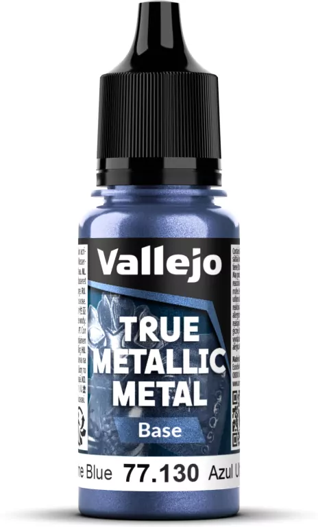 Vallejo: 77.130 - True Metallic Metal - Base - Ultramarine Blue (18 ml) - tantis.pl