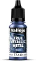 Vallejo: 77.130 - True Metallic Metal - Base - Ultramarine Blue (18 ml) - tantis.pl