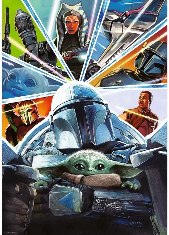 Puzzle 1000 The Mandalorian: Razem na szlaku TREFL - tantis.pl