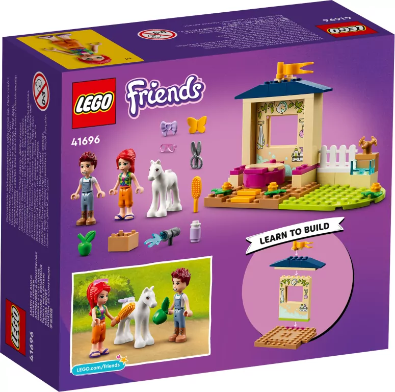 LEGO® Friends. Kąpiel dla kucyków w stajni. 41696 - tantis.pl