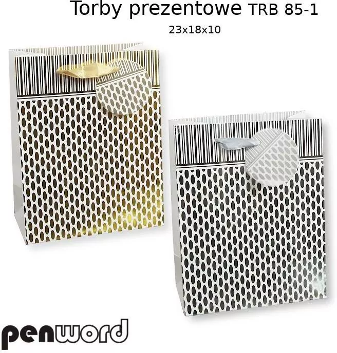 Torebka prezentowa 23x18x10cm, mix - tantis.pl